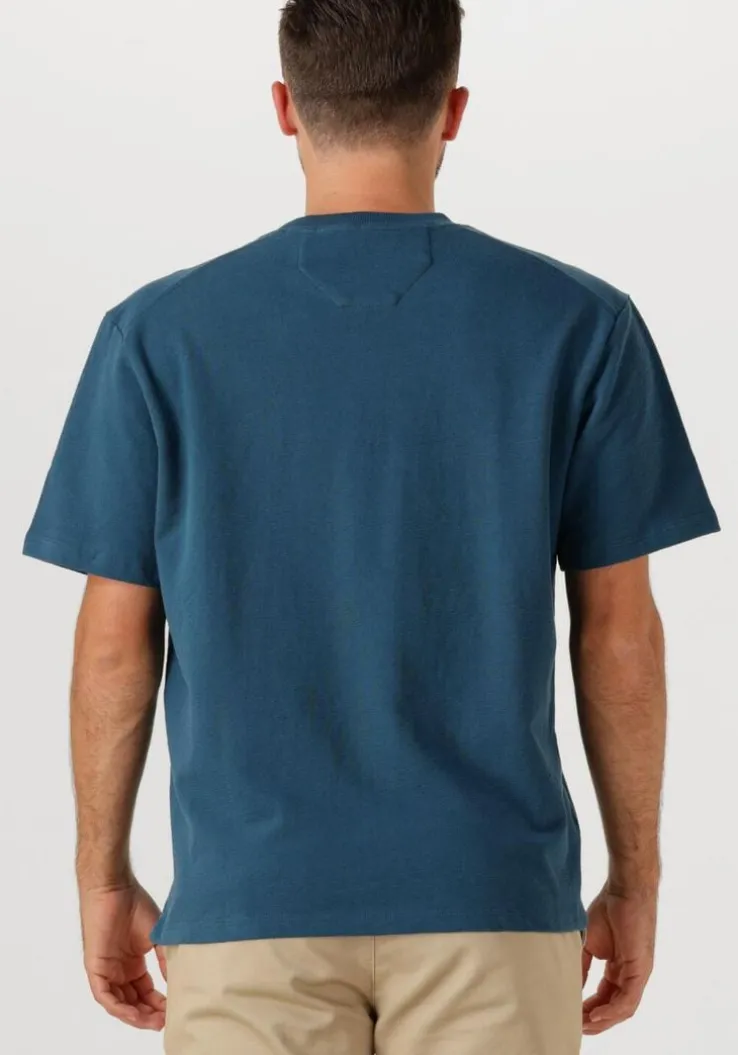 blauwe dstrezzed t-shirt lasse tee