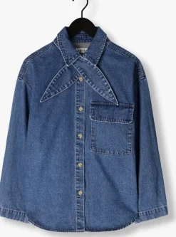blauwe edited blouses oversize anisha overshirt