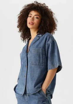 blauwe edited blouses pheline shirt