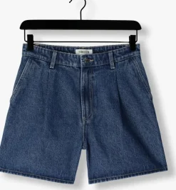 blauwe edited shorts lilyan shorts