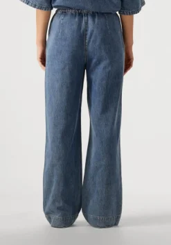 blauwe edited wide jeans mabel denim trousers