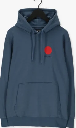 blauwe edwin sweater japanese sun hoodie sweat heavy felpa
