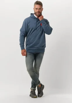 blauwe edwin sweater japanese sun hoodie sweat heavy felpa