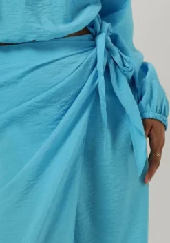 blauwe envii midirok enmallorca skirt 6891
