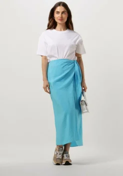blauwe envii midirok enmallorca skirt 6891