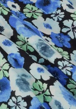 blauwe envii mini jurk ensherry ls dress aop 7014