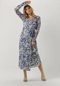 blauwe fabienne chapot midi jurk natalie dress 123