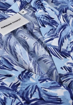 blauwe fabienne chapot mini jurk clipper dress 101