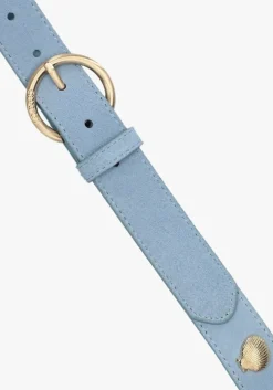 blauwe fabienne chapot riem studded shell belt