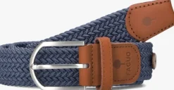 blauwe faguo riem belt syn woven