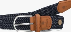 blauwe faguo riem belt syn woven