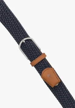 blauwe faguo riem belt syn woven