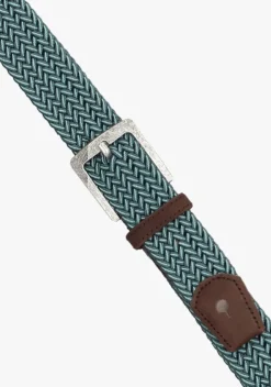blauwe faguo riem square belt