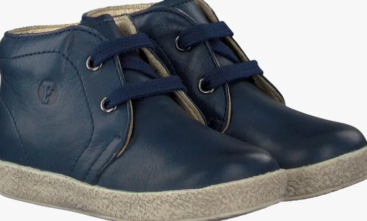 blauwe falcotto lage sneakers conte