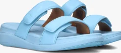 blauwe fitflop platte sandalen iw2