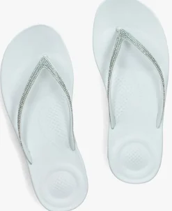 blauwe fitflop teenslippers iqushion sparkle