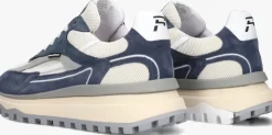 blauwe floris van bommel lage sneakers sfm-10172 de gripper