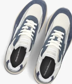 blauwe floris van bommel lage sneakers sfm-10172 de gripper