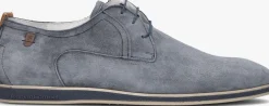 blauwe floris van bommel veterschoenen sfm-30220 presli