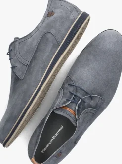 blauwe floris van bommel veterschoenen sfm-30220 presli