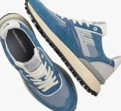 blauwe floris van bommel lage sneakers sfm-10223 noppi