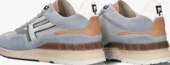 blauwe floris van bommel lage sneakers sfm-10153 de runner