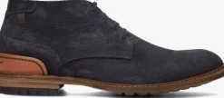 blauwe floris van bommel nette schoenen sfm-50141 crepi