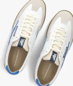 blauwe floris van bommel lage sneakers sfm-10224 de zaler