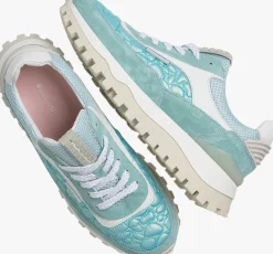 blauwe floris van bommel lage sneakers sfw-10100