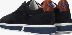 blauwe floris van bommel lage sneakers sfm-10202