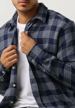 blauwe forét overshirt arctic check shirt