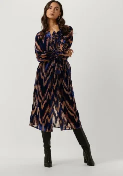 blauwe freebird mini jurk senna dress