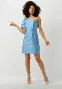 blauwe freebird mini jurk dania mini