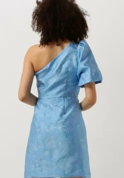 blauwe freebird mini jurk dania mini