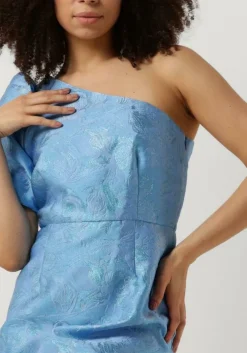blauwe freebird mini jurk dania mini