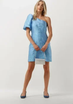 blauwe freebird mini jurk dania mini