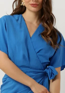 blauwe freebird mini jurk kolette ss