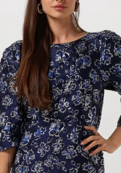 blauwe freebird mini jurk dafine