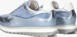 blauwe gabor lage sneakers 376