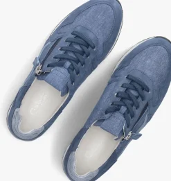blauwe gabor lage sneakers 529