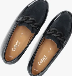 blauwe gabor loafers 415.1
