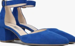 blauwe gabor sandalen met hak 340