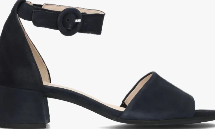 blauwe gabor sandalen met hak 902