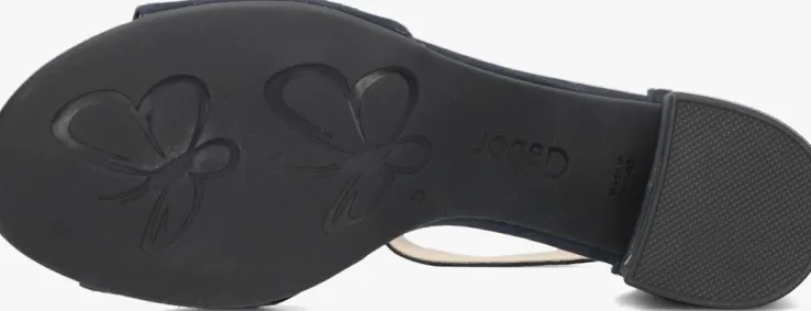 blauwe gabor sandalen met hak 902