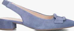 blauwe gabor slingbacks 521