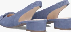 blauwe gabor slingbacks 521