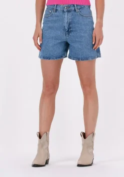 blauwe gestuz jeans denagz hw shortsor