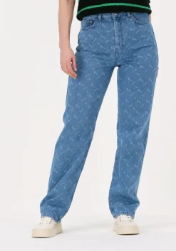 blauwe gestuz mom jeans luvina hw jeans