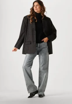 blauwe gestuz straight leg jeans coatygz hw straight jeans