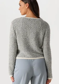 blauwe gestuz vest gznalin cardigan